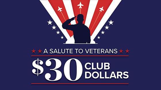 Veterans Day Club Dollars